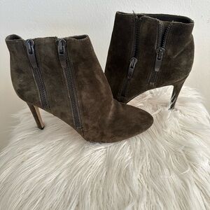 Via Spiga Suede Ankle Booties size 8.5